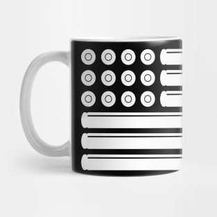 Bullet Ammo USA Flag American 2nd Amendment Mug